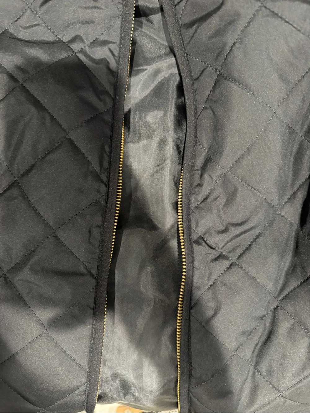 Old Navy Black Quilted Sleeveless Vest
